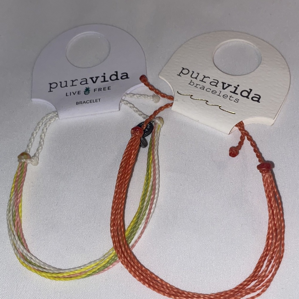 Lot of 2 NWT Pure Vida Adjustable‎ Bracelets